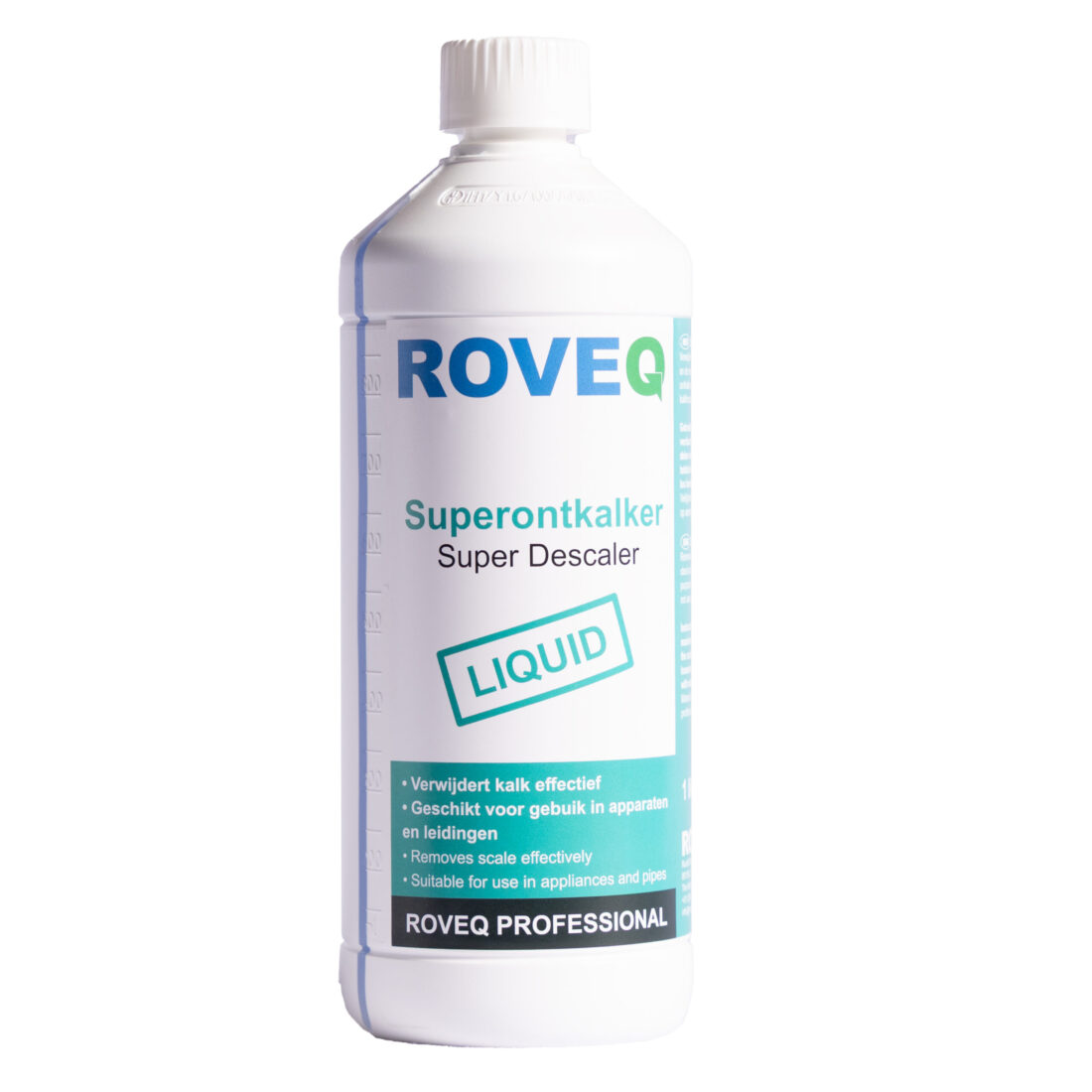 ROVEQ Superontkalker LIQUID – krachtige ontkalker tegen kalk en urinesteen 1