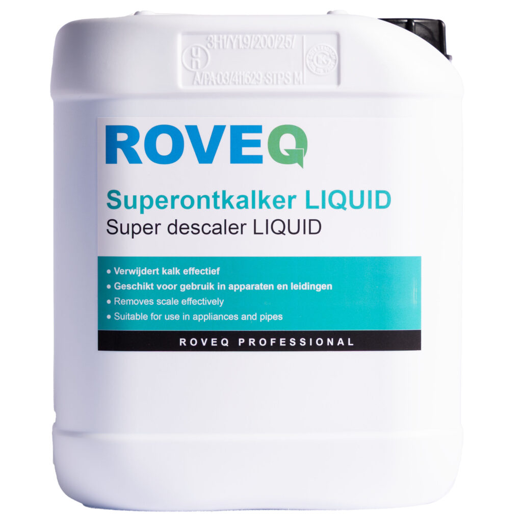ROVEQ Superontkalker LIQUID – krachtige ontkalker tegen kalk en urinesteen